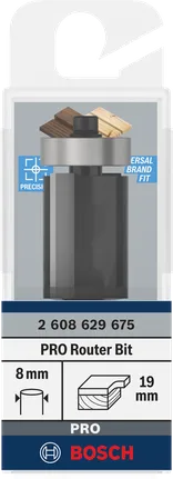 Broca fresadora Bosch PRO, vástago de 8 mm, borde de 19 mm.