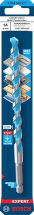 Broca multiconstrucción Bosch Expert HEX-9 14×150×200 mm.