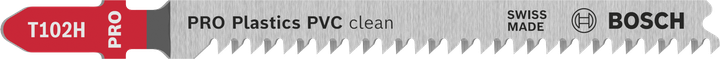 Hoja de sierra de calar Bosch T102H PRO Plásticos PVC limpio 100mm.