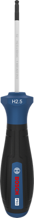 Destornillador Bosch PRO H2,5 x 60 mm con mango ergonómico.