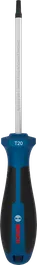 Destornillador Bosch TX20 x 100 mm con mango ergonómico.