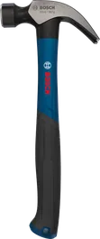 Martillo de garra Bosch de 20 oz curvo con cabeza de acero al carbono.