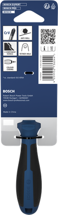 Destornillador Bosch PZ1 x 75 mm con mango antivuelco.