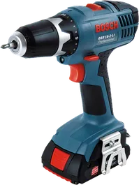 Taladro inalámbrico Bosch GSR 18-2-LI con diseño compacto.