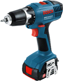 Taladro inalámbrico Bosch GSR 14,4-2-LI con batería de 14,4 V.