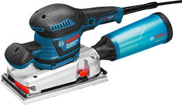 Bosch GSS 280 AVE Exzenterschleifer mit Staubbox.