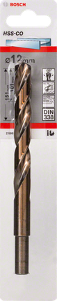 12-mm-HSS-Co-Metallbohrer von Bosch .