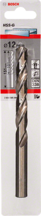 Bosch 12 mm HSS-G Metallbohrer.