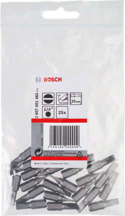 Bosch 1/4″ Extra Hard Schrauberbits 25er-Pack.