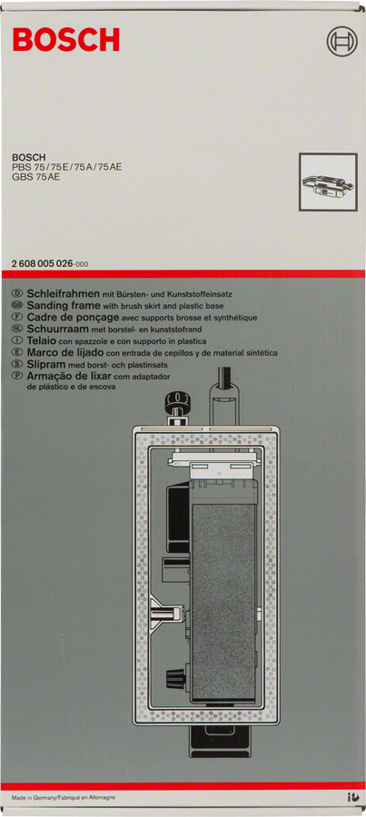 Bosch Schleifrahmen-Zubehör 3/8″.
