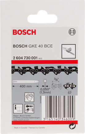 Bosch 3/8″ Kettensägenkette 400 mm.