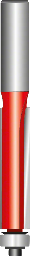 Bosch -Geradfräser mit Führungslager.