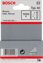 Bosch Stift Typ 40 19mm 1000× Packung.