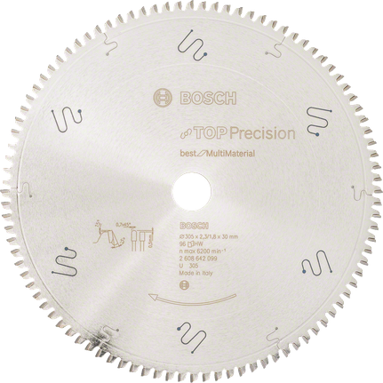 Bosch Top Precision Best for Multi Material 305-mm-Sägeblatt.