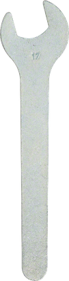 Bosch Schraubenschlüssel 17mm zum Zubehörwechsel.