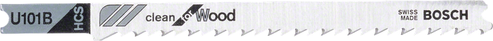 Bosch Stichsägeblatt U 101 B für saubere Holzschnitte.