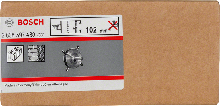 Bosch 102 mm Bohrkreuz für Trockenbohrkronen.