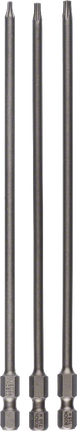 Bosch 3-teiliges extrahartes Schraubendreherbit-Set T8 T10 T15.