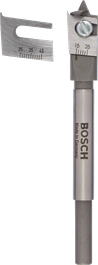 Bosch verstellbarer Sechskant-Spatenbohrer 120 mm zum Bohren in Holz.