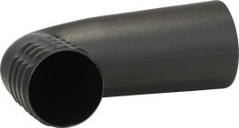 Bosch Anschlussstück gewinkelt aus Kunststoff zur Staubabsaugung.