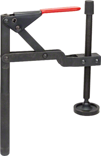 Bosch Vertikal-Schnellspannhalter für sicheres Festklemmen.