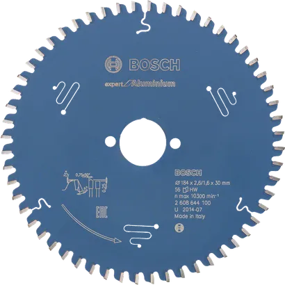 Bosch Kreissägeblatt Expert for Aluminium, 56 Zähne.