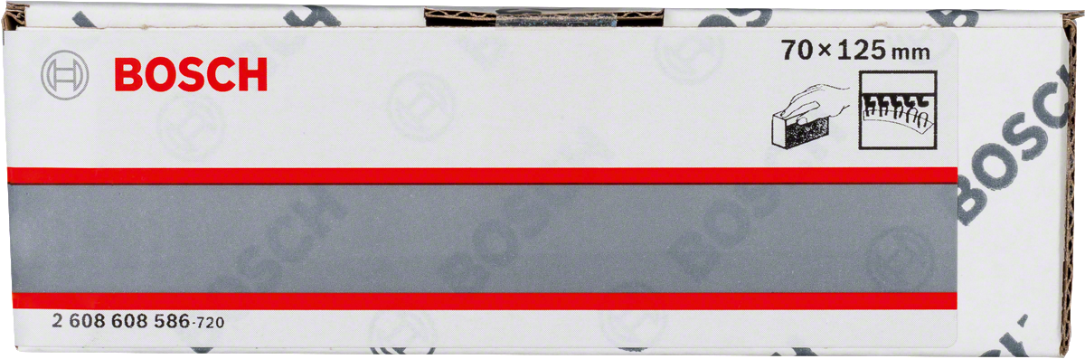 Bosch Handschleifklotz, doppelseitig 70 x 125 mm.