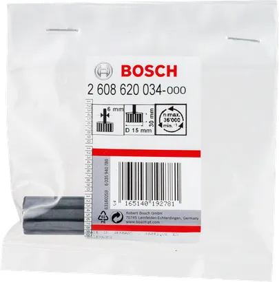 Bosch 6 mm Schaft für Schleifhülsen.