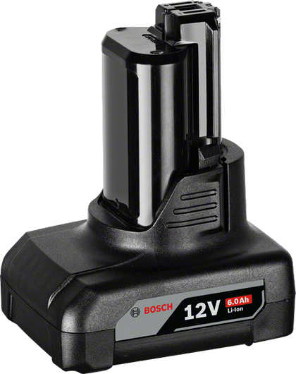 Bosch 12 V 6,0 Ah Li-Ionen-Akkupack.
