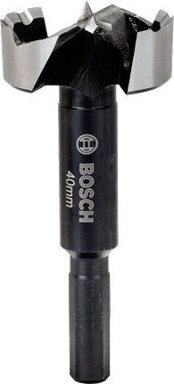 Bosch Forstnerbohrer 40mm für präzises Holzbohren.