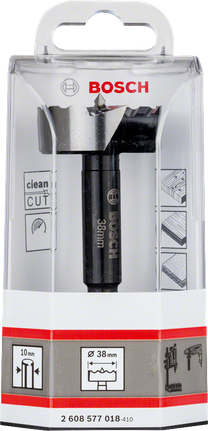 Bosch Forstnerbohrer 38 mm für saubere Holzschnitte.