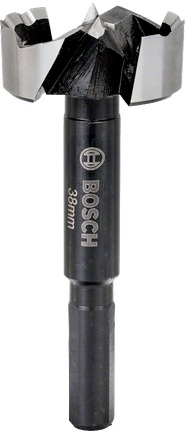 Bosch Forstnerbohrer 38 mm für präzise Flachbodenlöcher.