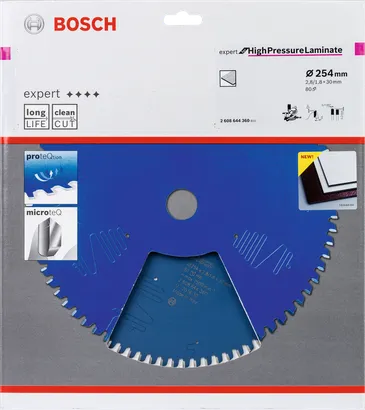 Bosch Expert Hochdrucklaminat 254×30-80 Sägeblatt.