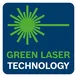 Grüne Lasertechnologie.