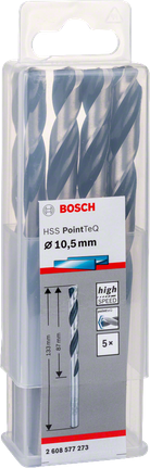 Bosch HSS PointTeQ 10,5 mm Bohrerpaket.