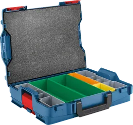 Bosch L-BOXX 102 Set 6-teiliger Tragekoffer mit Trennwänden.