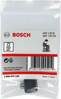 Bosch Spannzange 1/4″ mit Mutter.