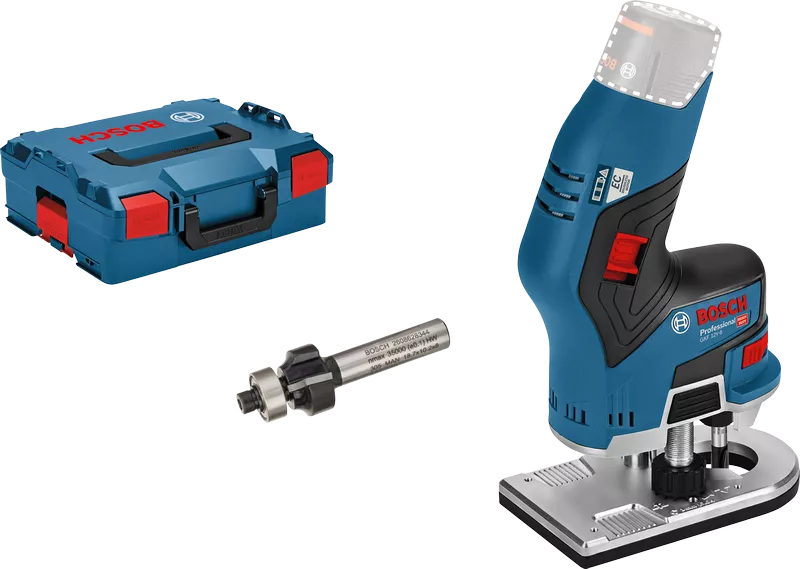 Bosch GKF 12V-8 Akku-Handfräser mit Koffer und Bit.