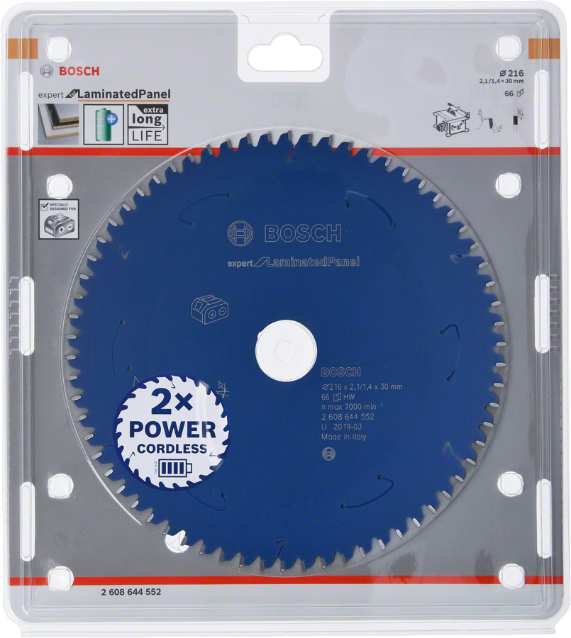 Bosch Expert Kreissägeblatt für Laminatplatten, 216 mm.