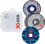 X-LOCK 125-mm-Set für Schneiden und Sägen