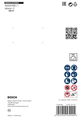 Bosch EXPERT HardCeramic Diamant-Trennscheibe 125 x 22,23 x 1,4 x 10 mm.