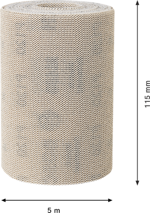 Bosch EXPERT M480 Schleifnetzrolle 115 mm x 5 m, Körnung 120.