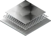 Edelstahlblech.