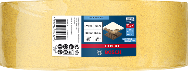 Bosch C470 Schleifpapierrolle 93 mm x 50 m.