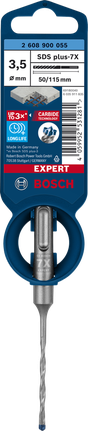 Bosch SDS plus-7X 3,5×50×115 mm Hammerbohrer.