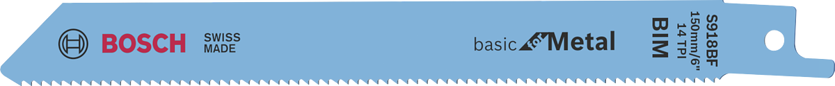 Bosch S918BF Säbelsägeblatt zum Metallschneiden.