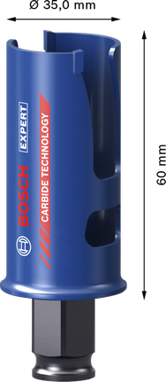 Bosch EXPERT Baustoff-Lochsäge 35 x 60 mm.