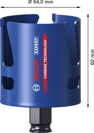 Bosch EXPERT Baustoff-Lochsäge 64 mm.