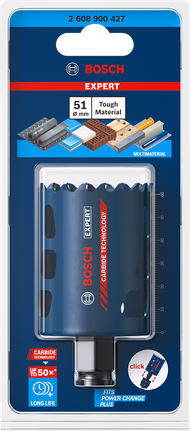 Bosch 51 mm EXPERT Tough Material Lochsäge.