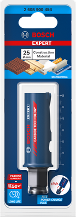 Bosch Expert Baustoff-Lochsäge 25×60 mm.
